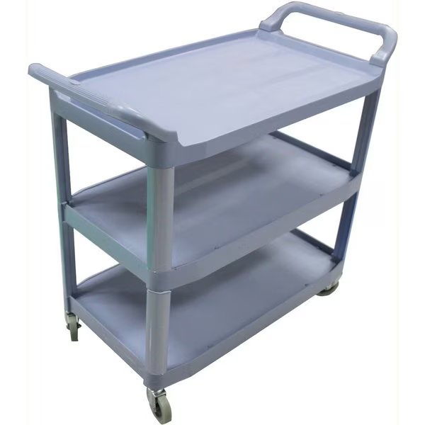 Bussing Cart, 3-Shelf, Casters, 20